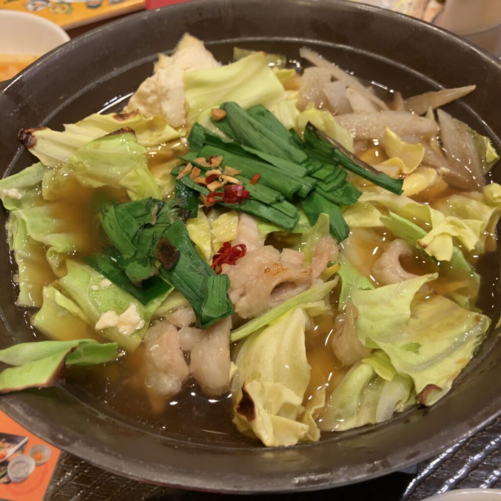 実際にガストのもつ鍋を食べてみた！感想レビュー