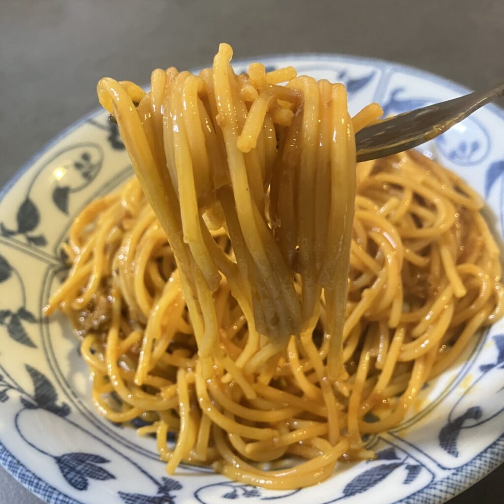 アルデンテ食感でいい意味で裏切られた