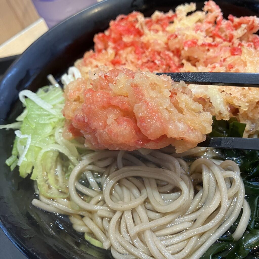 紅生姜天の下町っぽさがしっかり美味しかったです