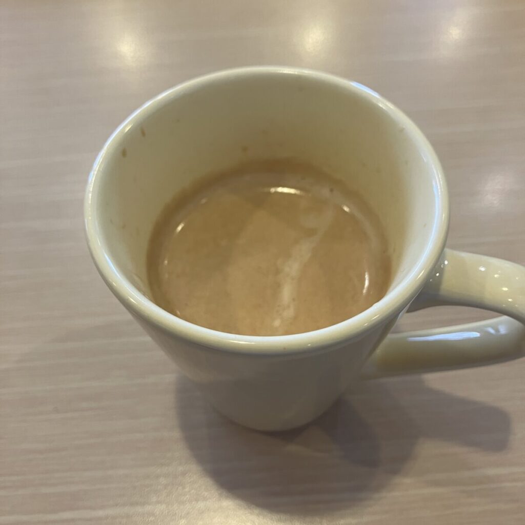 最初に泡立っているのが気になった