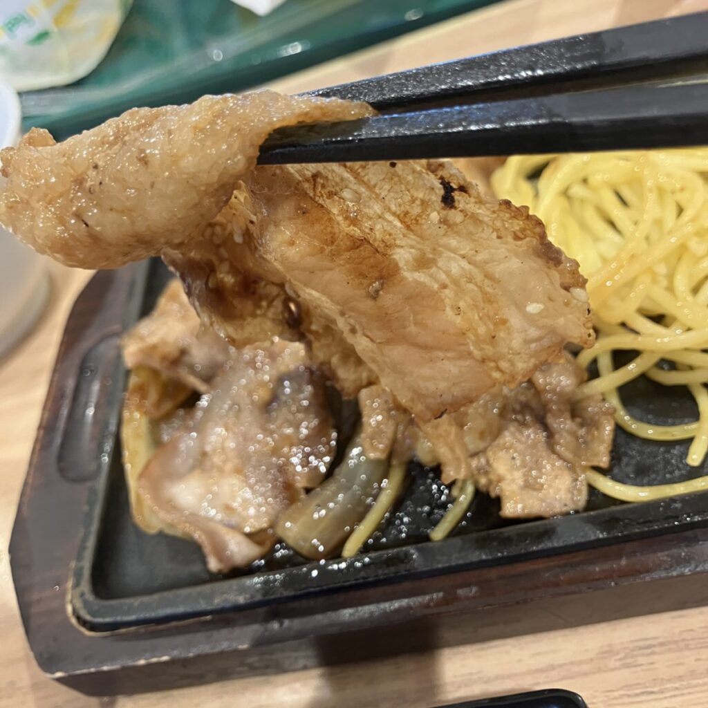 牛角焼肉食堂の牛カルビ