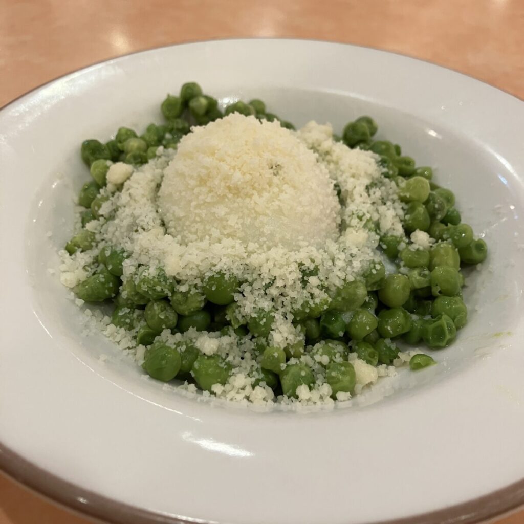 青豆の温サラダを食べた感想レビュー