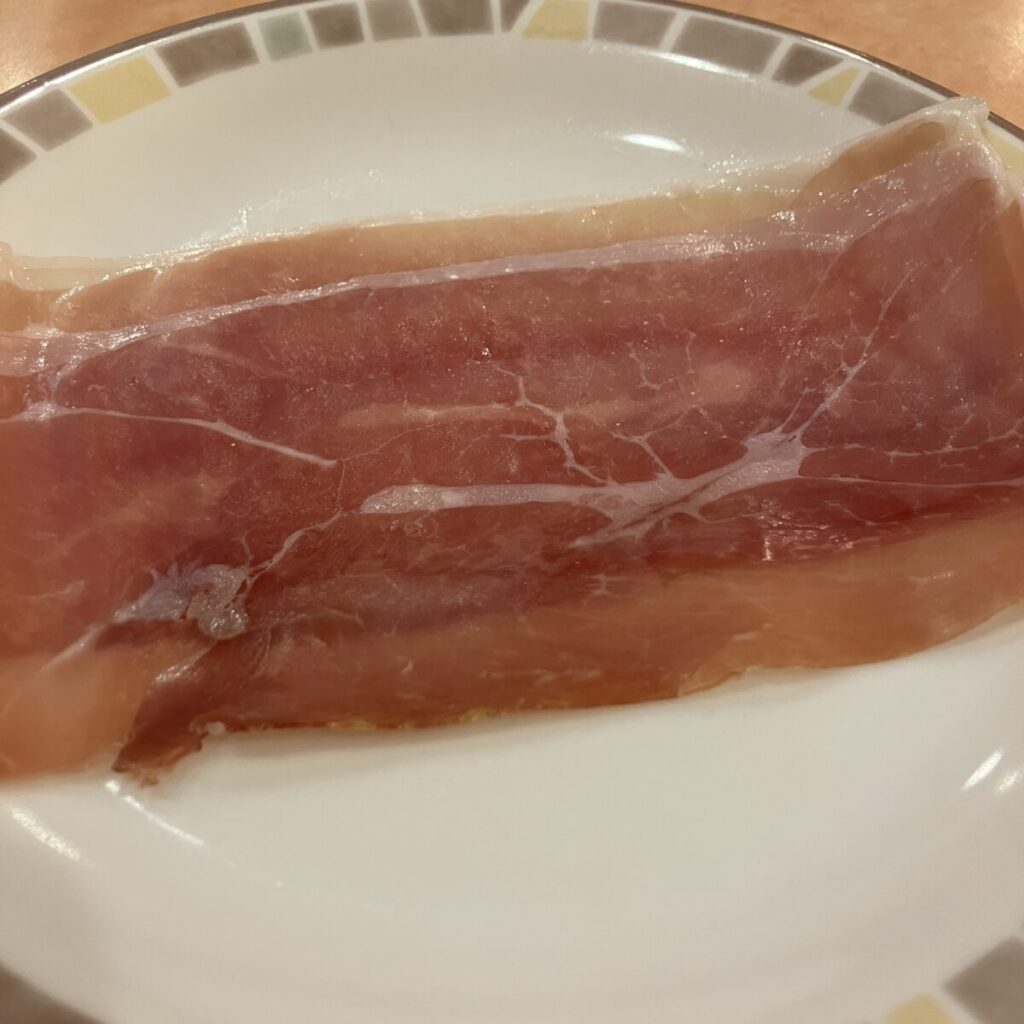 サイゼリヤの生ハムを食べた感想レビュー