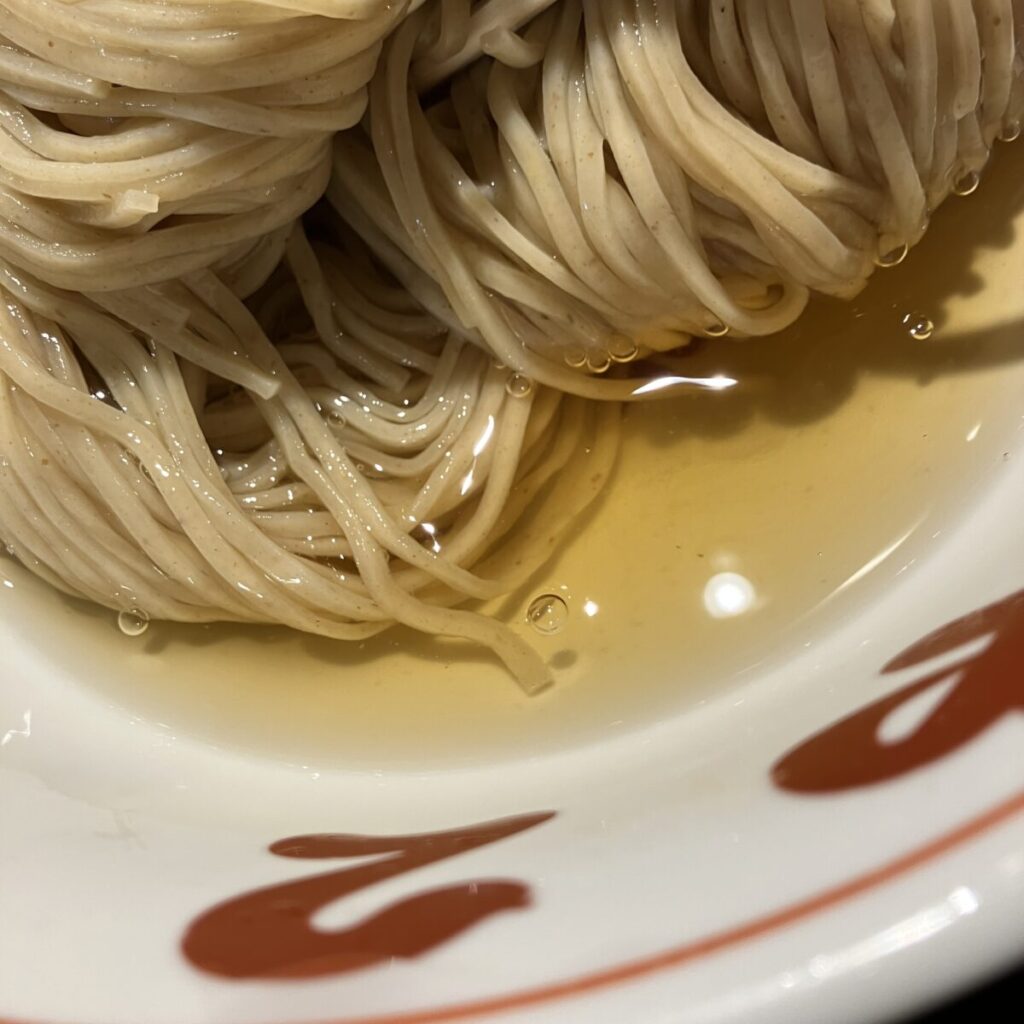 昆布水つけ麺の昆布出し
